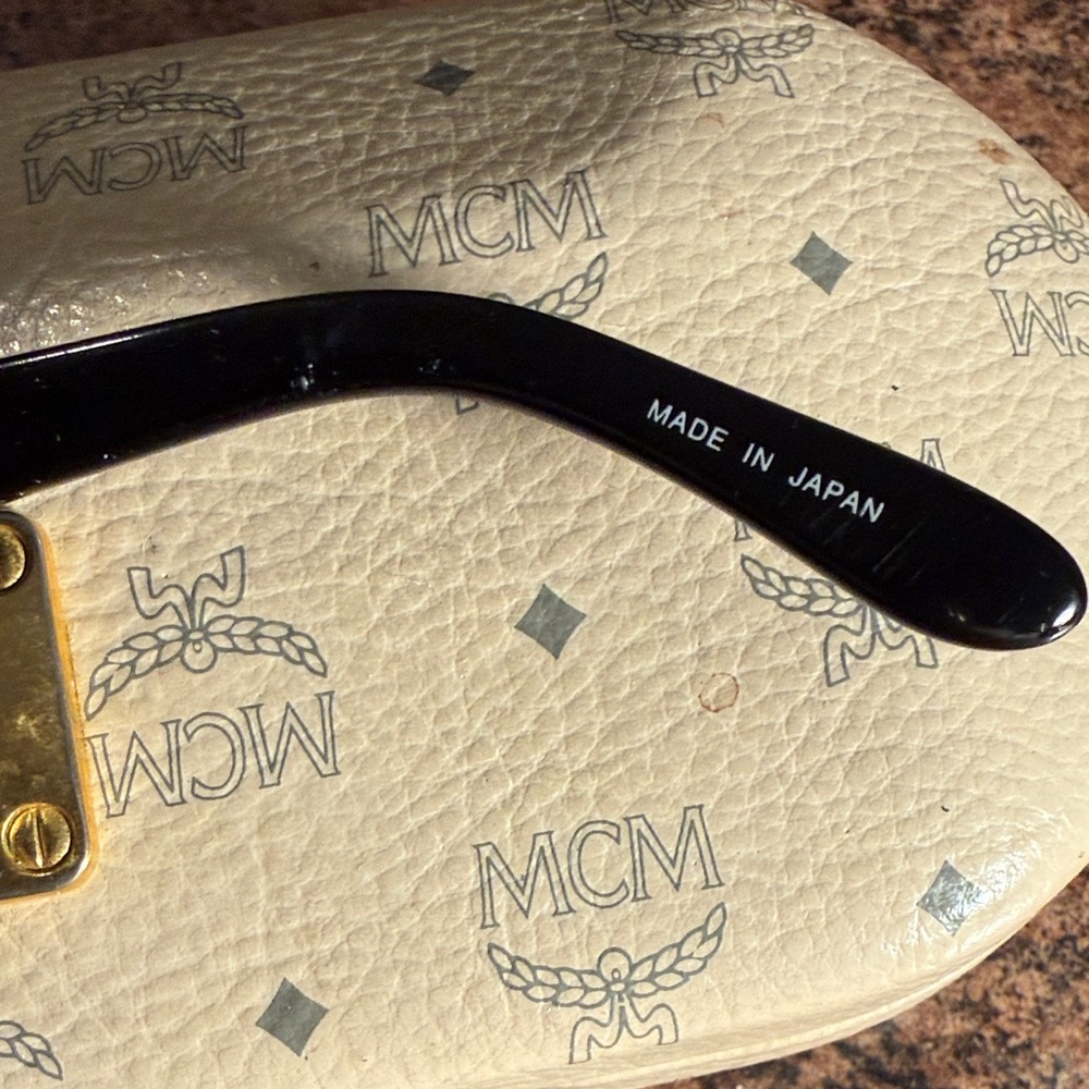 MCM Ivory Sunglasses with Black Accents - Picture 6 of 14